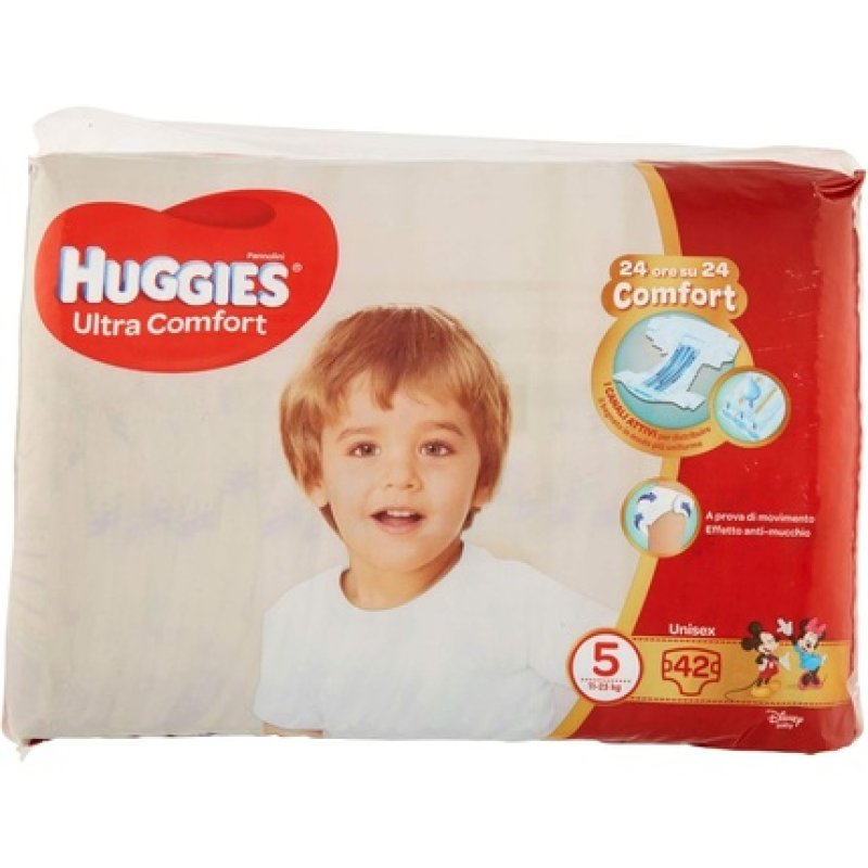 Huggies Ultra Comfort Diaper for Babies Size 5 for 11-25 Kg 42 Pieces