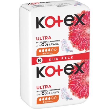 Kotex Ultra Comfort Normal Sanitary Napkins - 16 pcs