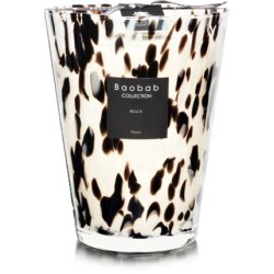 Baobab Pearls Black 24 cm scented candle