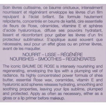 By Terry Baume de Rose Lip Balm baume pour les lèvres Beaume pour les lèvres Femmes 10 g