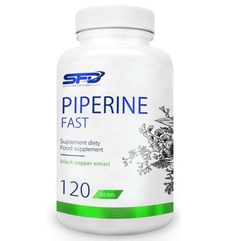 Sfd Piperine Fast 120 Tablets - Dietary Supplement For Weight Management