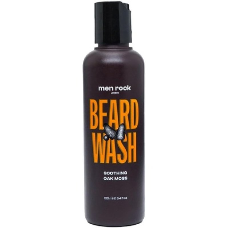 Men Rock Oak Moss Beard Wash 100ml Soothing Formula for Softening
