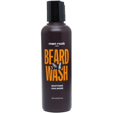 Men Rock Oak Moss Beard Wash 100ml Soothing Formula for Softening