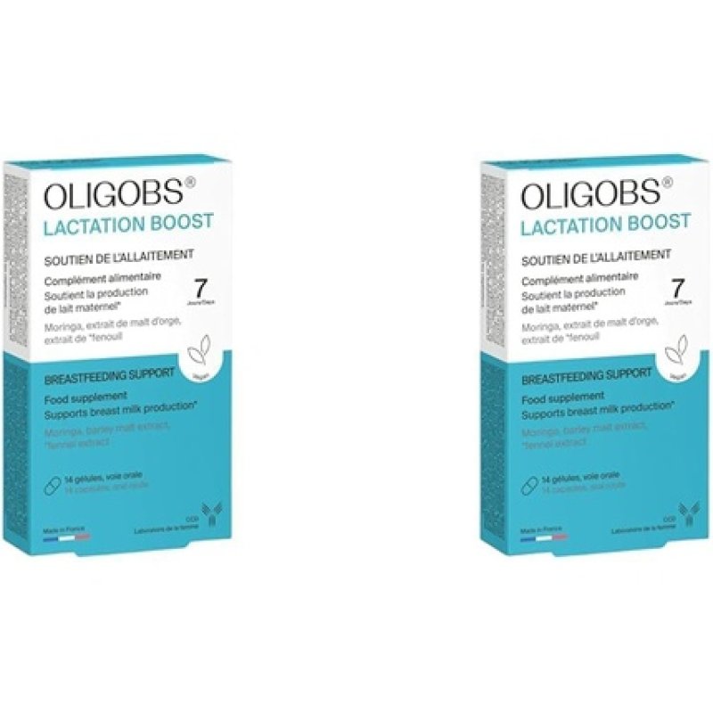 Oligobs Lactation Boost Food Supplement 14 Capsules