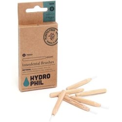 Hydrophil Plastic Free Interdental Sticks 0.40mm Size 0 - Pack of 6