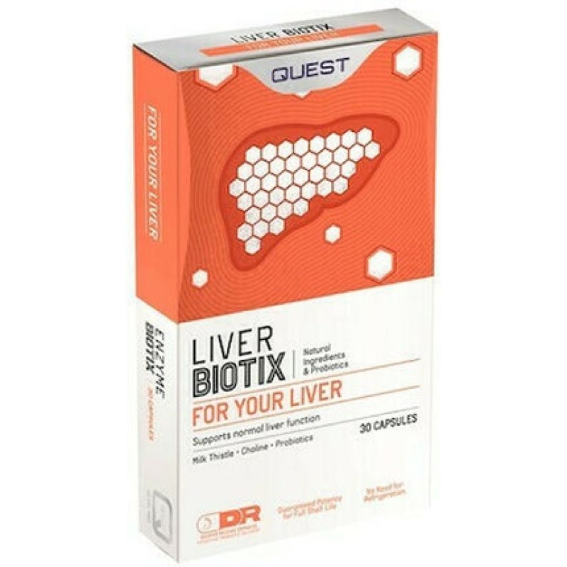 Quest Liver Biotix Specialized Formula For The Liver - 30 Capsules