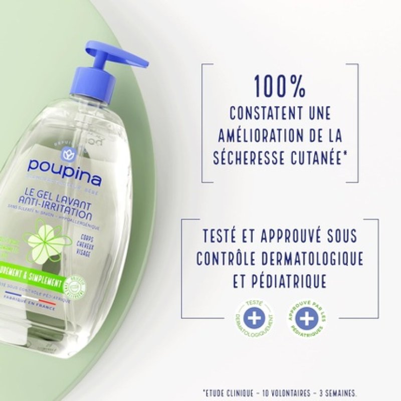 Poupina The Gel for Babies Against Irritations Without Sulfates and Soap