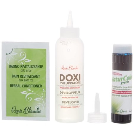 Permanent Natural Color Hair Dye in Green Black Blue