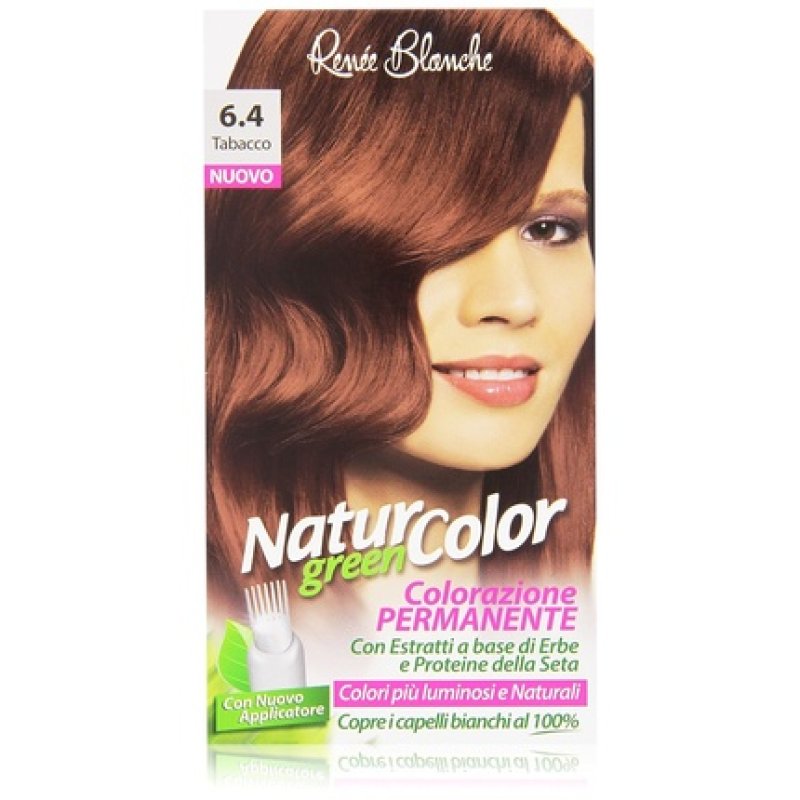 Hair Dye Permanent Natural Color Green Tobacco Brown