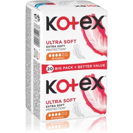 Kotex Ultra Soft Normal Pads - 20 pads