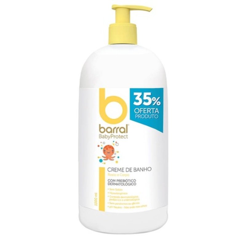 Barral Babyprotect Bath Cream 1000ml Special Offer