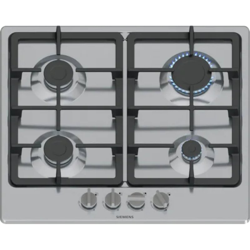 Siemens EG6B5PK90 hob Black Stainless steel Built-in 60 cm Gas 4 zone(s)