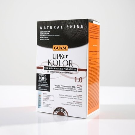 Guam Upker KOLOR Natural Permanent Hair Color with Undaria Seaweed and Organic Extracts Ammonia-Free Color Made in