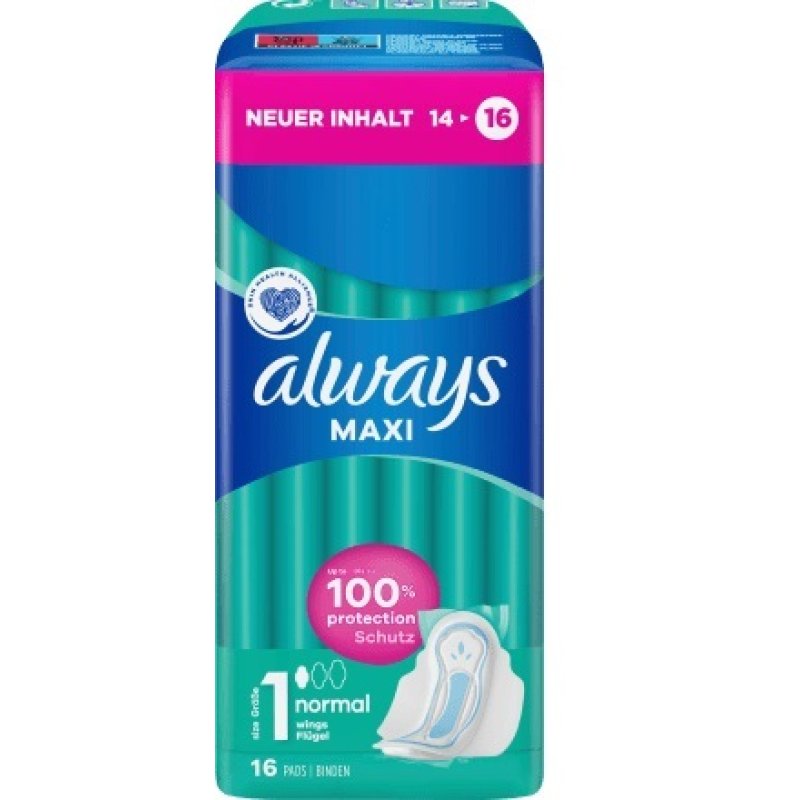 Always Maxi Normal Sanitary napkin 16 pc(s)