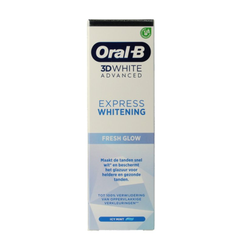 Oral-B 3d White Advanced Express Whitening Fresh Glow Toothpaste - 75 Ml