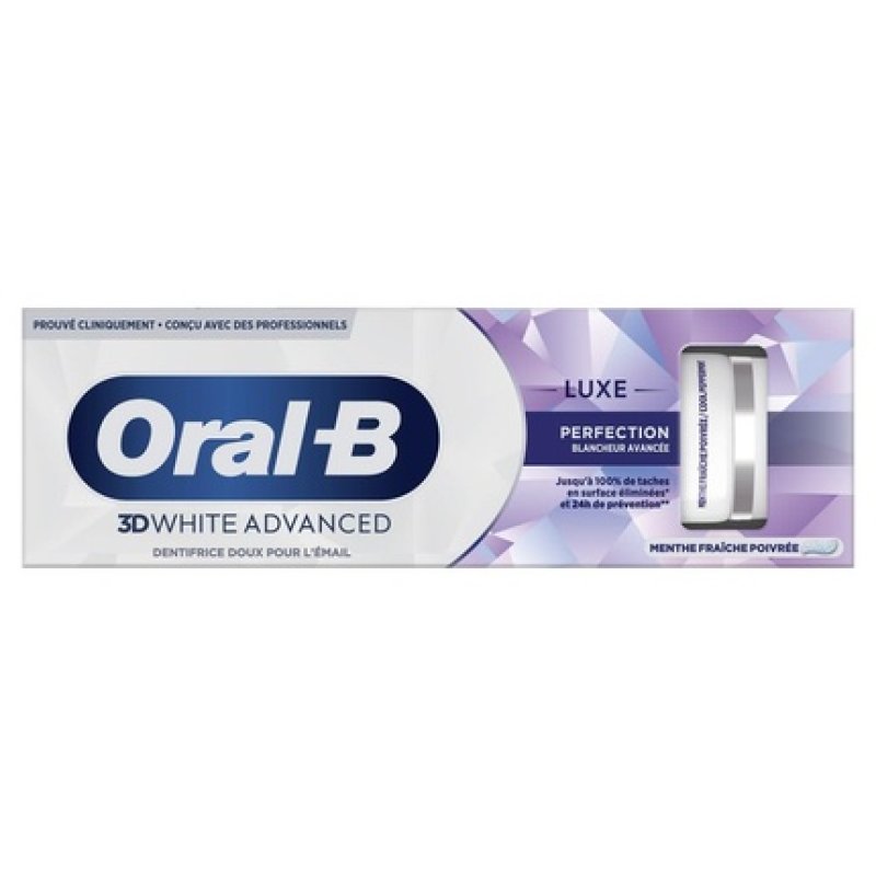 Oral B 3D White Advanced Luxe Perfection Whitening Toothpaste 75ml