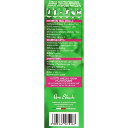 Permanent Natural Color Green 5N Light Brown Hair Dye