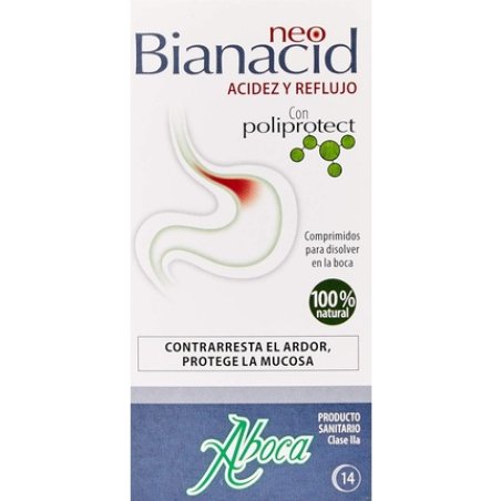 Aboca Neobianacid Acidity and Reflux 14 Tablets 100g