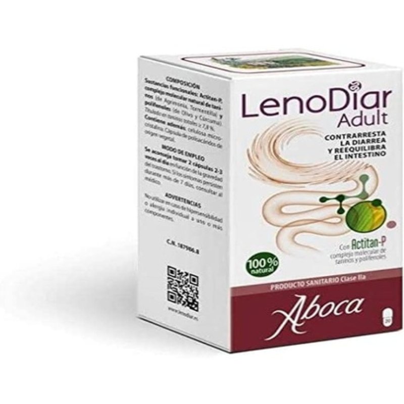 Aboca Lenodiar Adults 20 Capsules