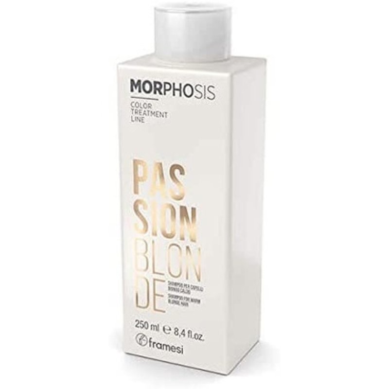 Framesi Morphosis Passion Blonde Shampoo for Hot Blonde