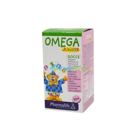 Pharmalife Research Omega Junior Drops Dietary Supplement For Children 30 Ml