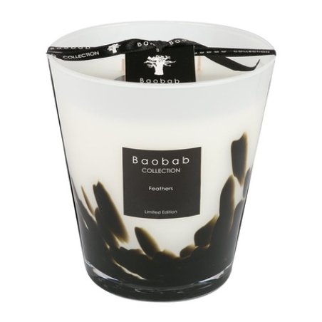 Baobab Feathers Candle Medium 16cm