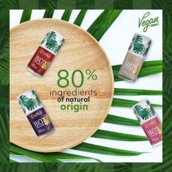 Delia Cosmetics Bio Green Nail Polish DATE Vegan Friendly Perfect Coverage and Shine 11ml