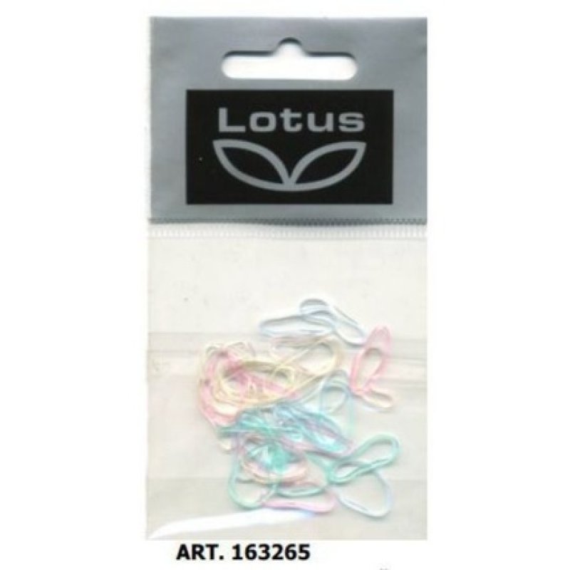 Lotus Rubber Hair Bands Small Assorted Colors