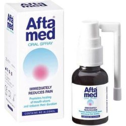 Aftamed Aftamed Spray For The Relief Of Oral Ulcers Canker Sores 20ml