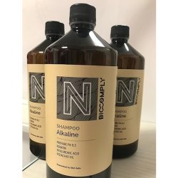 Biocomply Organic Alkaline Shampoo Ph 8.5 With Keratin, Hyaluronic Acid, And Pistachio