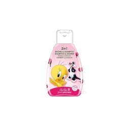 Looney Tunes 2 In 1 Bath Foam & Shampoo 750ml