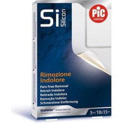 Pic Silicone Plaster Waterproof Adhesive Dressings 10 X 15 Cm - 5 Pieces