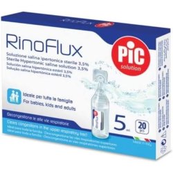Pic Rinoflux Hypertonic Nasal Decongestant Solution 20 Vials x 5ml