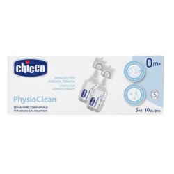 Chicco Physio Clean Isotonic Solution Of Physiological Saline 10x5ml