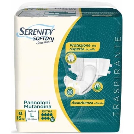 Serenity Soft Dry Sensitive Extra Diapers Size L