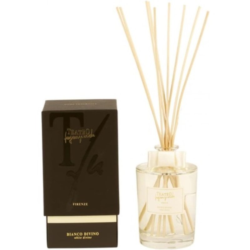 Teatro Fragranze Uniche Bianco Divino Diffuser 500ml with New Sticks