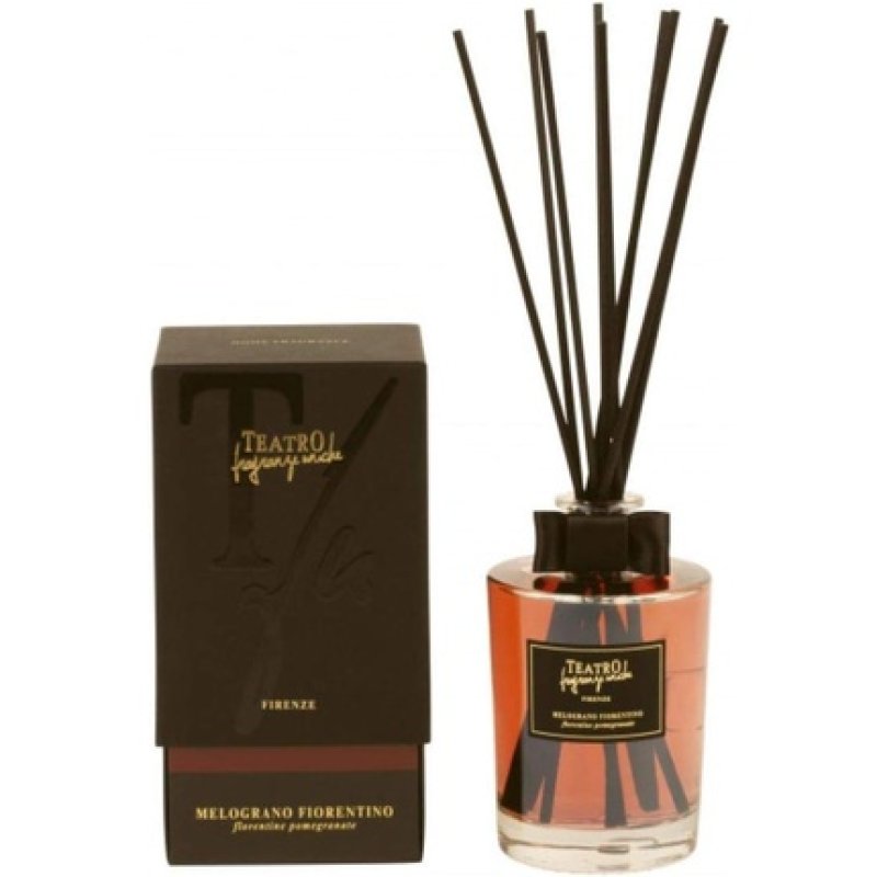 Teatro Fragranze Uniche Florentine Pomegranate Diffuser 250ml with New Sticks
