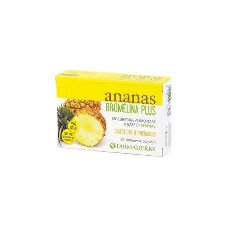 Farmaderbe Ananas Bromelina Plus - 30 Tablets