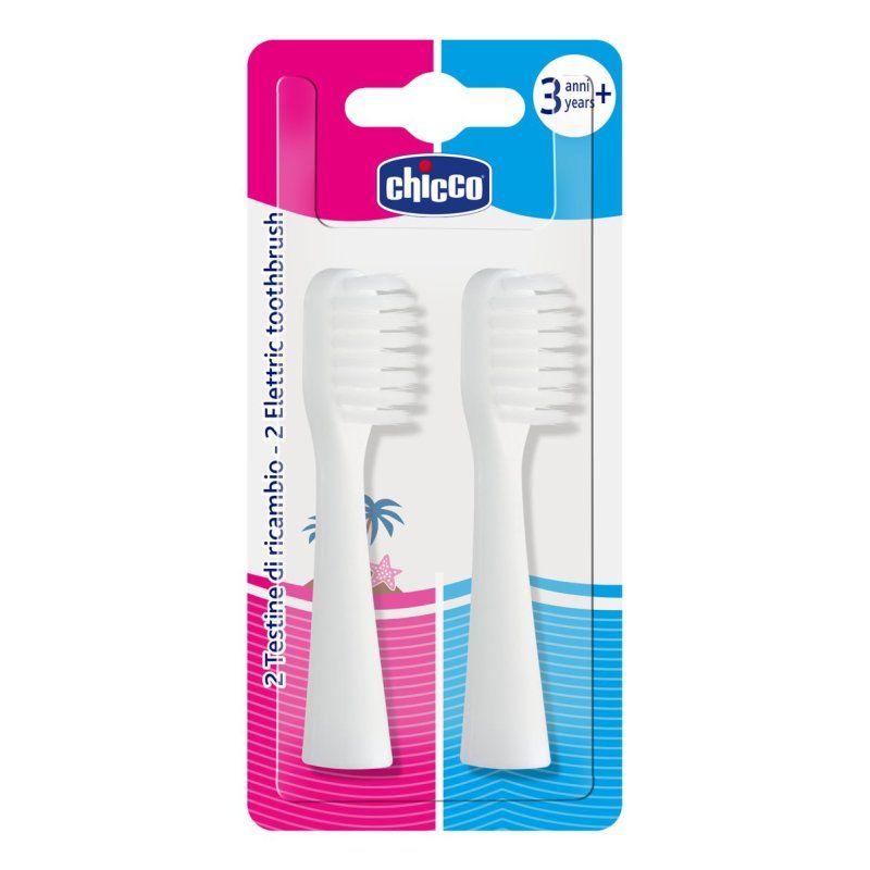 Chicco Electric Toothbrush Heads For Children 36 Months