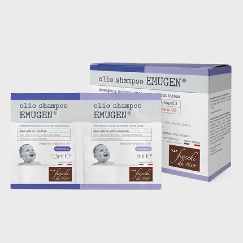 Fiocchi di Riso EMUGEN Shampoo Oil 45ml Milk Crust - Recycled Pack