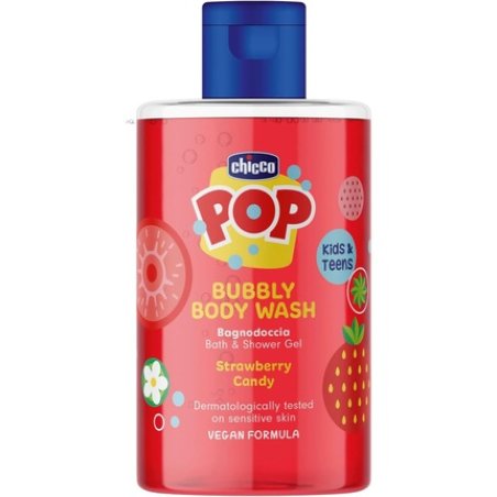 Chicco Pop Bubbly Shower Gel Strawberry Candy for Children