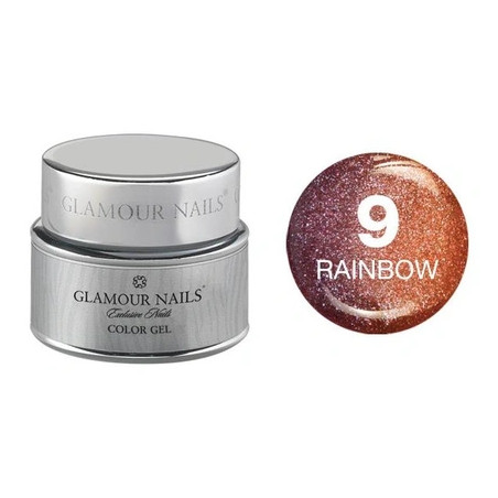 Vip Glamour Color Gel Rainbow 9 - 5 Milliliters
