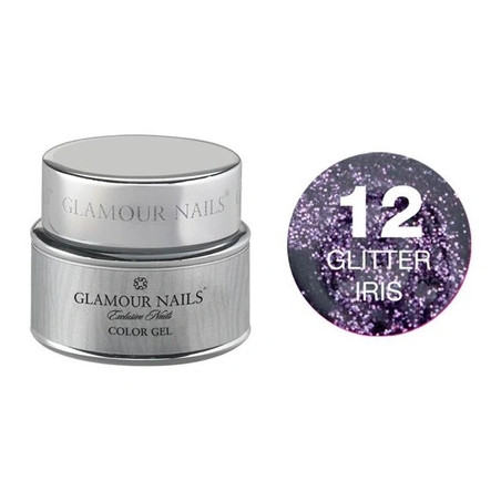 Vip Glamour Glitter Gel 12 - 5 Milliliters