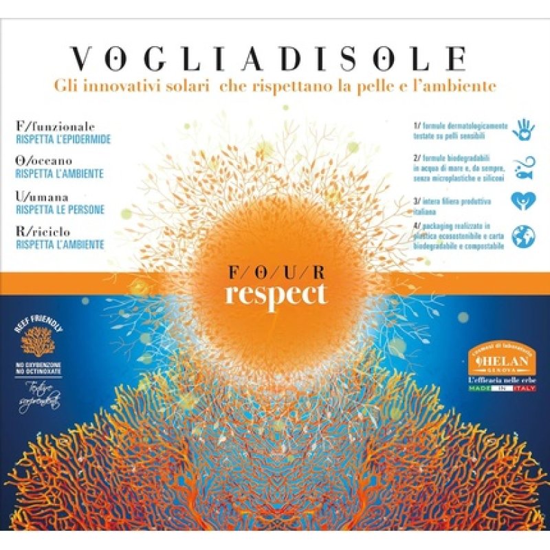 Helan Vogliadisole Respect Anti-Wrinkle Sun Cream Very High Protection SPF 50 50ml