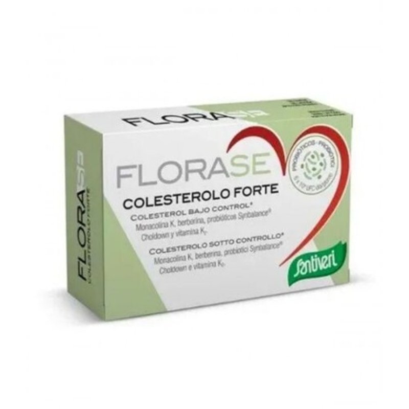 SANTIVERI Florase Colesterolo Forte Heart Health Supplement 40 Pills
