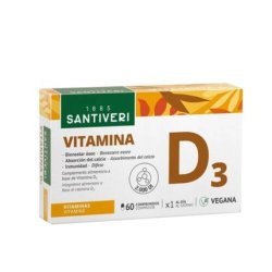 SANTIVERI Vegetable Vitamin D3 2000UI 60 Tablets