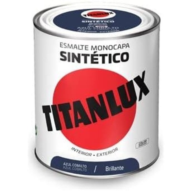 Titanlux Synthetic Paint Glossy Cobalt Blue 750ml