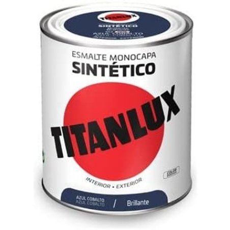 Titanlux Synthetic Paint Glossy Cobalt Blue 750ml