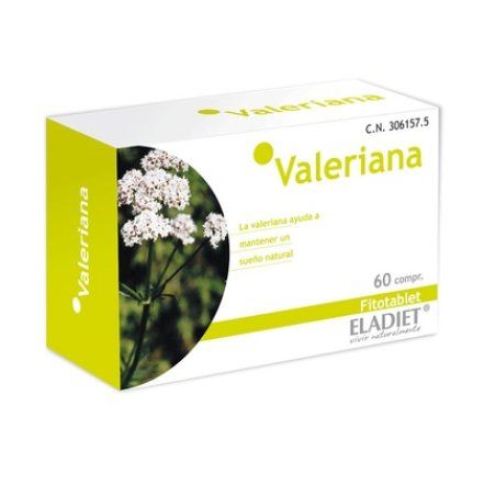 Eladiet Valerian 60 Tablets - Herbal Supplement