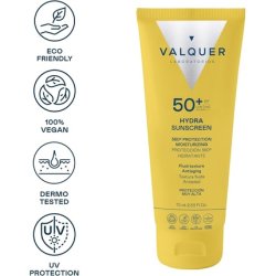 Valquer Laboratorios Hydra Sunscreen Facial Cream SPF 50 Moisturizing and Anti-Aging